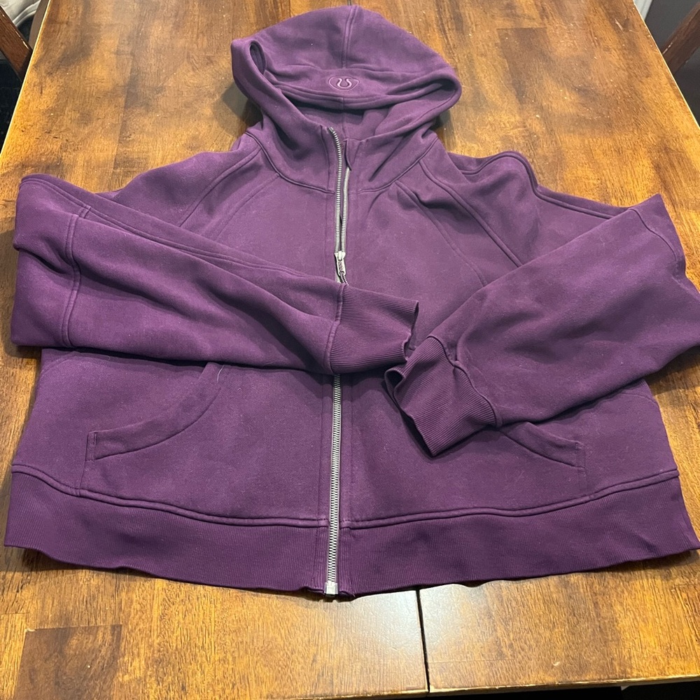 lululemon athletica Deep Purple Zip-Up Hoodie